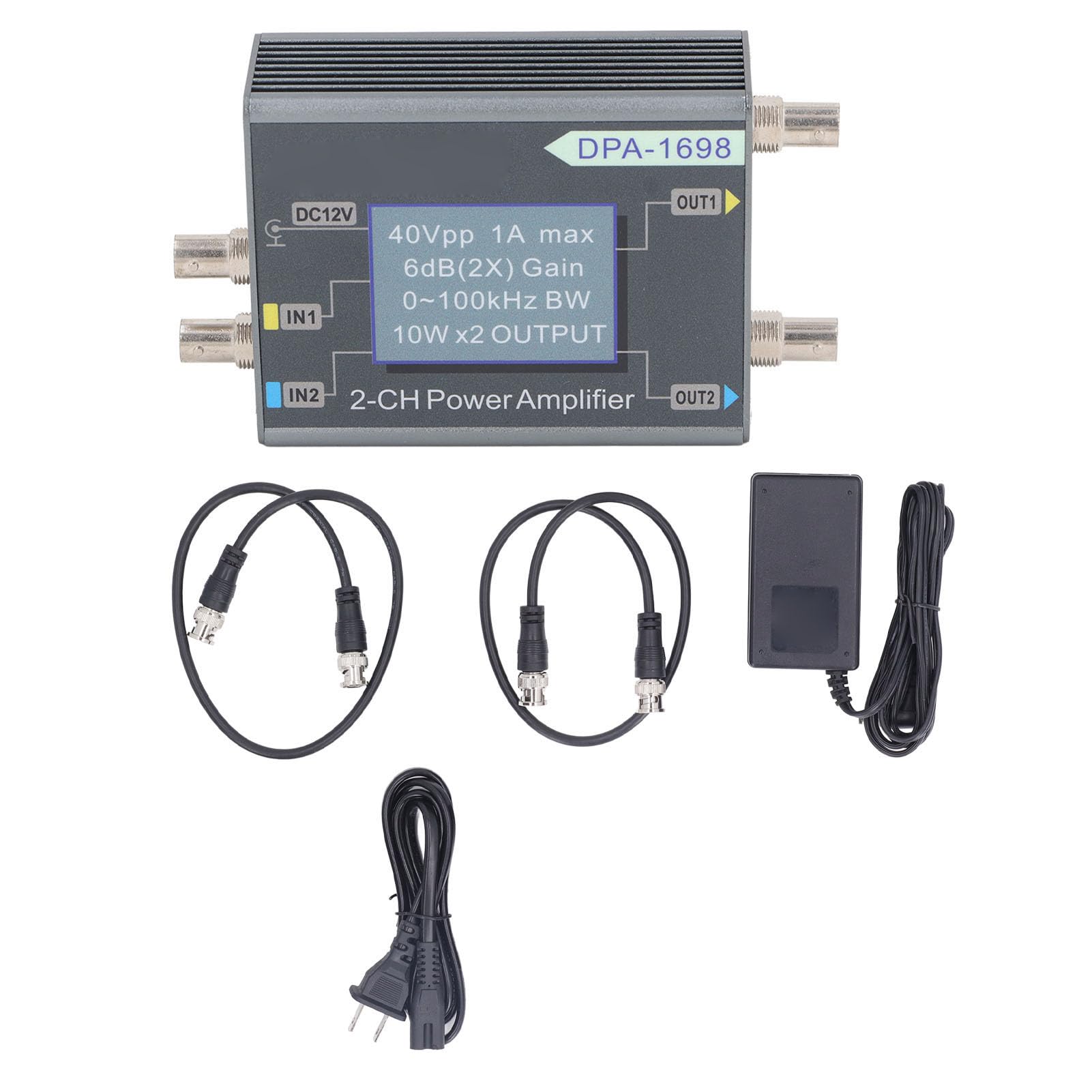 ElectrograveRipperFuzz DB+GAINCONTROL+α Generator Power Amplifier 0‑100KHz 0‑40Vpp 2CH 10Wx2 High